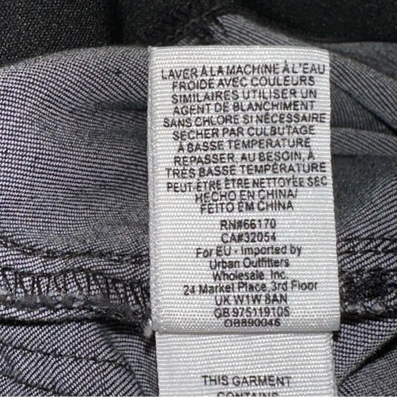 Free People Jeans Womens 26 Black Pull On Kick Flare Bell Bottoms Denim Stretch - Picture 5 of 8